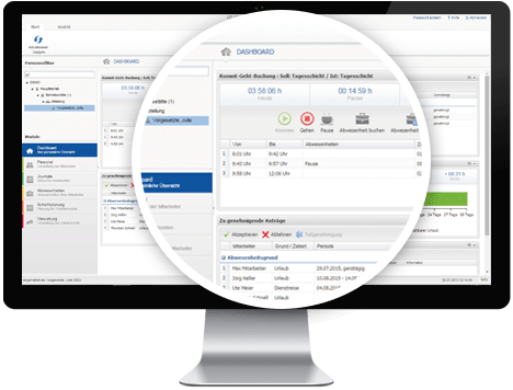 Zeiterfassung - OT 1000 Dashboard